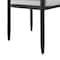 Armen Living Felicia Outdoor Patio Dining Chair in Aluminum with Gray Rope and Cushions, PK2 840254333147 - alternate 6